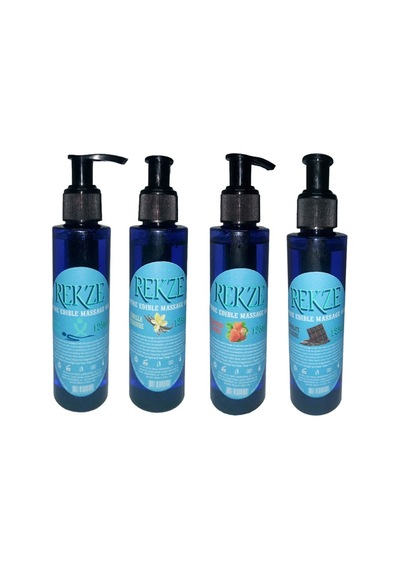 Hintohu Rekze Erkeklere Kadınlara Özel 4 Farklı Çeşit Aromalı Masaj Yağı Massage Oil 125ml