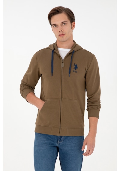 U.s. Polo Assn. Erkek Haki Sweatshirt 50289028-vr027 Haki
