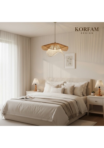 Breeze Modeli Avize & Abajur Set - Hasır El Yapımı Bohem Avize 2'li Ahşap Ayaklı Rustik Abajur Set Beyaz - Kahverengi Breeze Modeli Avize & Abajur Set - Hasır El Yapımı Bohem Avize 2'li Ahşap Ayaklı Rustik Abajur Set Beyaz - Kahverengi