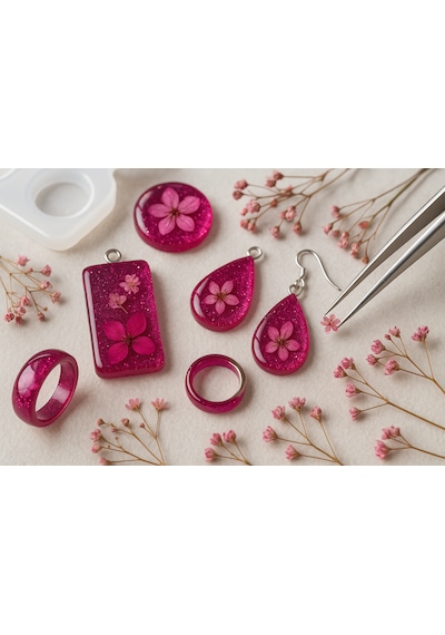 Opak & Transparan Sıvı Pigment Boya 100 Gram / Magenta / Epoksi Için