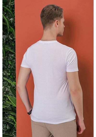 Efor Ts 846 Beyaz Spor T-shirt Beyaz