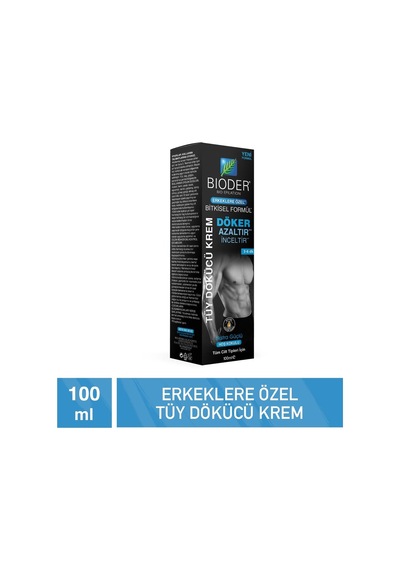 Erkeklere Özel Tüm Ciltler İçin Tüy Dökücü Krem 100 Ml