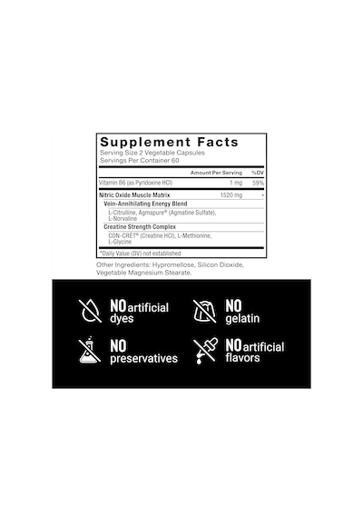 Force Factor Volcano Preworkout Nitric Oxide Booster For Men With