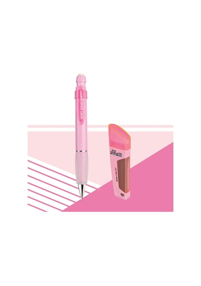 Serve Deep 0.7 mm Mekanik Kurşun Kalem Şeker Pembe - 0.7 mm Uç & Silgi