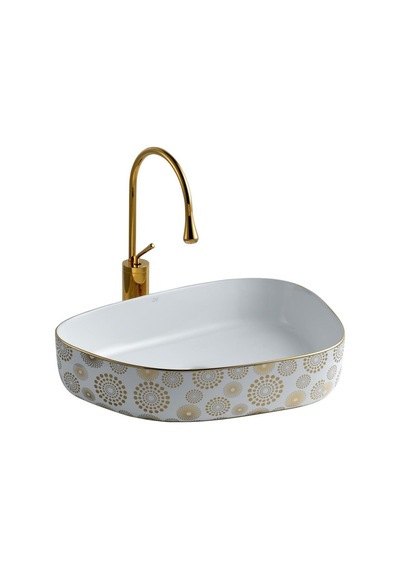 Eva Banyo Lena E-2107Ab Tezgah Üstü Porselen Lavabo