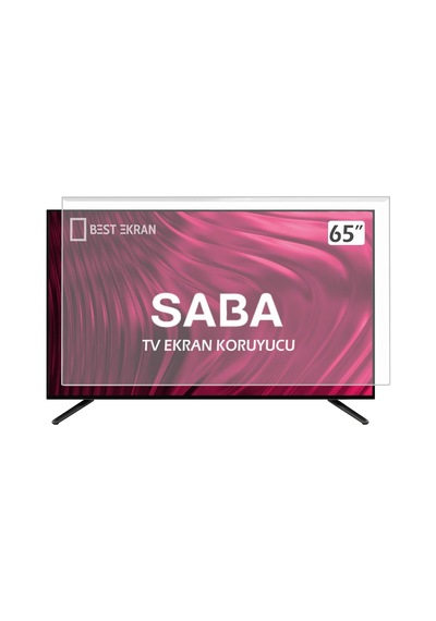 Bestekran Saba Uyumlu Sb65351 Tv Ekran Koruyucu - Saba Uyumlu 65" Inç  Ekran Koruyucu