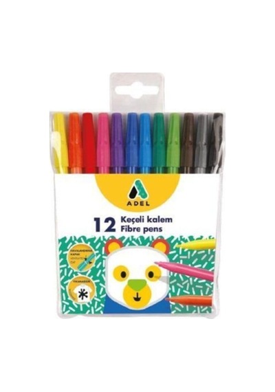 Boyama Seti 12 Renk Pastel+sulu+kuru Boya+keçeli Kalem Karışık