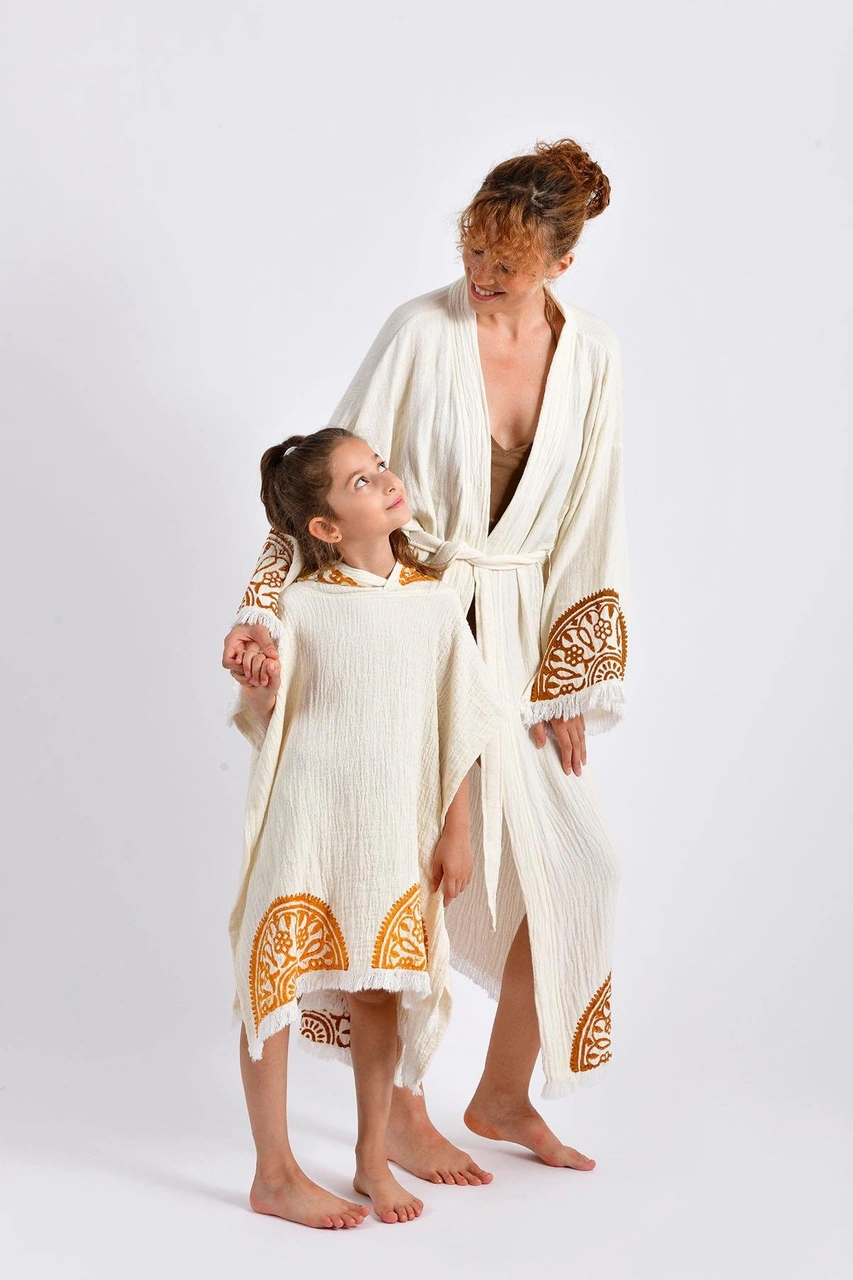 Brandsmithshop Mandala Eye Anne & Çocuk Panço Seti Çok Renkli