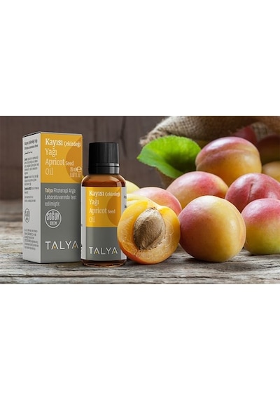 Talya Soğuk Sıkım %100 Saf ve Doğal  Kayısı Çekirdeği Yağı 20 ML