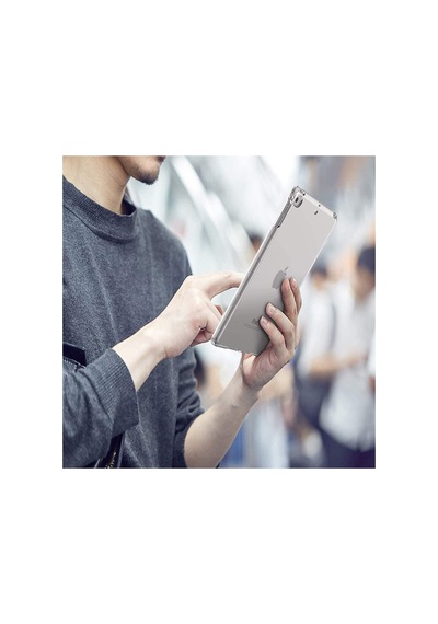 Ipad 9. Nesil 8. Nesil 10.2 Inç Uyumlu Şeffaf Silikon Kılıf Anti Shock Koruyucu Tablet Kılıfı Arka Kapak