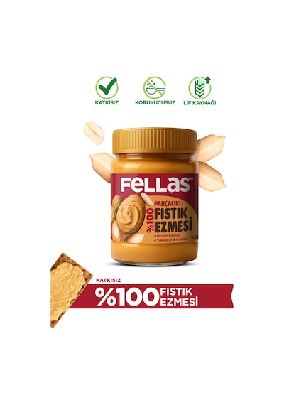 Fellas %100 Fıstık Ezmesi 300 G
