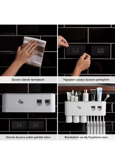 Karaca Home Glenda Banyo Organizer Aksesuar Beyaz