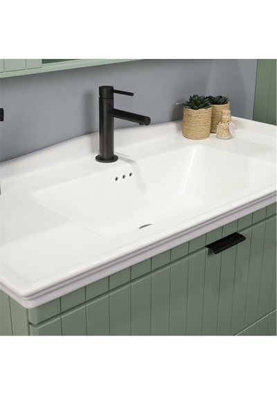Kobos Noble 80 Cm Banyo Dolabı Seti Mint Yeşil Kobos Noble 80 Cm Banyo Dolabı Seti Mint Yeşil