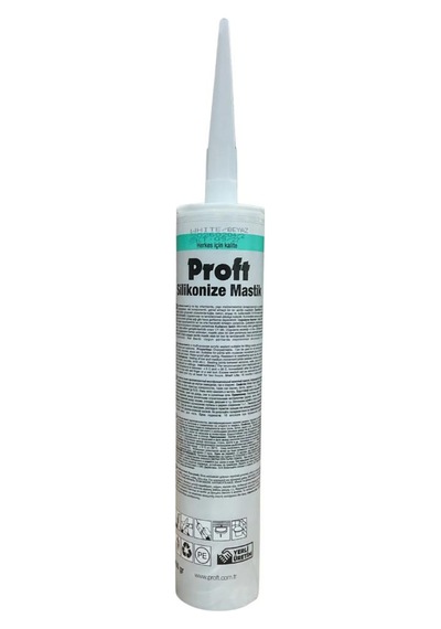 Mastik Beyaz 450 Gr Silikonize Proft Pr250 1 Adet