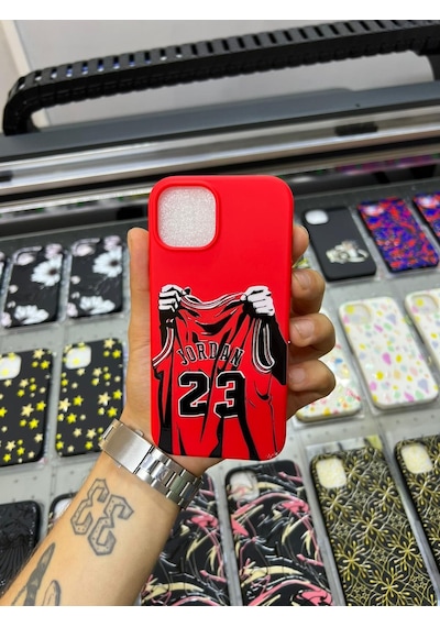 Apple Uyumlu iPhone 13 Pro Max Michael Jordan Lansman Telefon Kılıfı