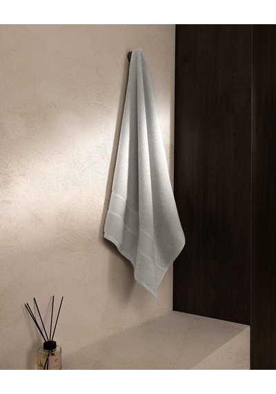 Celine %100 Pamuk Banyo Havlusu - Gri - 70x140 Cm 8684427342695 Çok Renkli