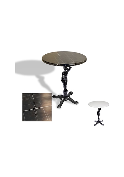 Çipa 1003 Döküm Ayak Yuvarlak Masa Çap 60cm - Werzalit, Wermodin Ve Allzalit Tabla - Palazzo Çok Renkli Çipa 1003 Döküm Ayak Yuvarlak Masa Çap 60cm - Werzalit, Wermodin Ve Allzalit Tabla - Palazzo Çok Renkli