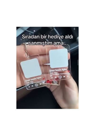 Spotifay 2'li Parmak İzi Çift Anahtarlık Seti Sevgili Anahtarlık Arkadaş Anahtarlık Seti Hediyelik