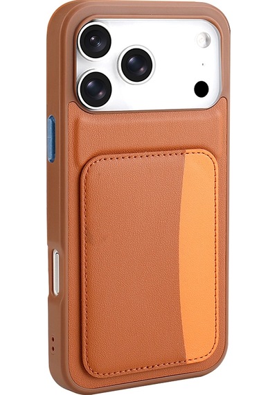 Apple Uyumlu iPhone 17 Pro Kılıf Kartlıklı Zore X-kart Silikon Kapak Çok Renkli