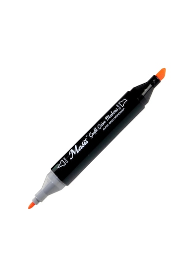 Çift Uçlu Marker Kalemi 11 Carmine