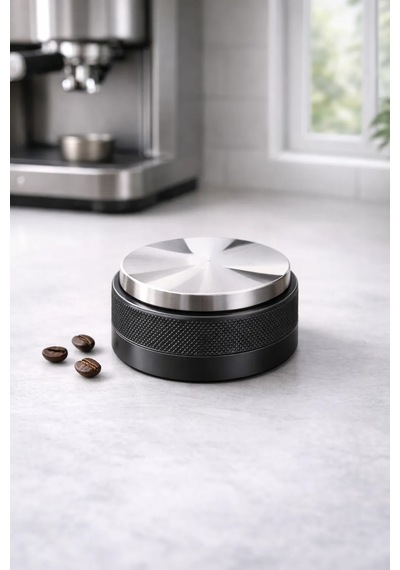Makaron Tamper 58 Mm Profesyonel Espresso Tamperi Kafe & Bar Beyaz