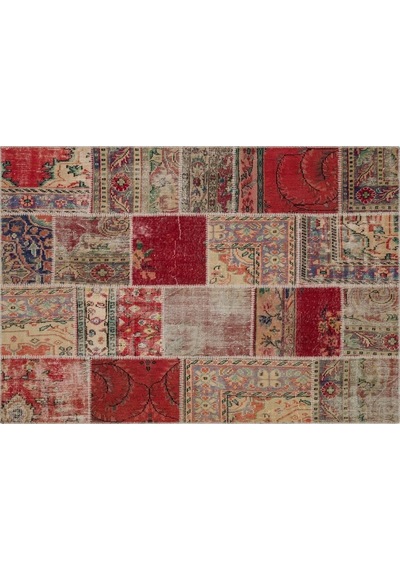 Eşsiz Güzelliğe Sahip Patchwork El Dokuma Halı