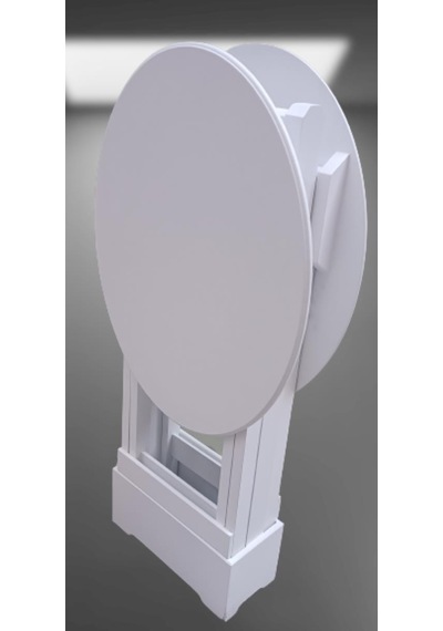 Çanta Zigon Sehpa Oval Model İkili Takım Ahşap Mdf Beyaz Renk Uyumu El Yapımı