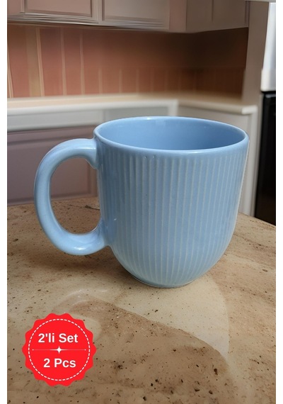 2 Li Gallery Kupa Set, 300 Ml MAvi