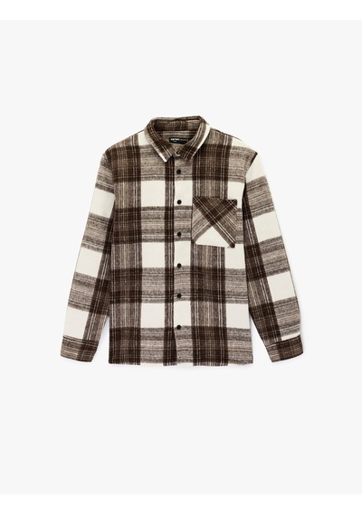 Koton Regular Fit Cepli Klasik Yaka Uzun Kollu Oduncu Gömleği Ekru Ekose 6wam60231hw Ekru Koton Regular Fit Cepli Klasik Yaka Uzun Kollu Oduncu Gömleği Ekru Ekose 6wam60231hw Ekru