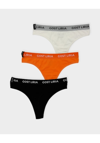 Gost Liria Base Kadın String Külot 3 Lü Paket - Çok Renkli Çok Renkli