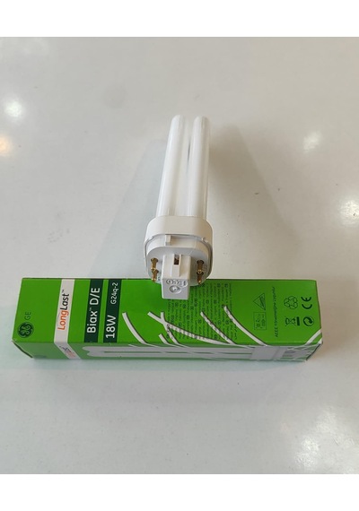 Ge Biax D/e 18w G24q-2 4-pin Enerji Tasarruflu Plesioglass Ampul F18dbx/840/4p/ll