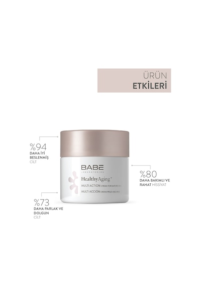 Babe Healthyaging+ Multi Action Cream 50ml - Besleyici Yüz Bakım Kremi