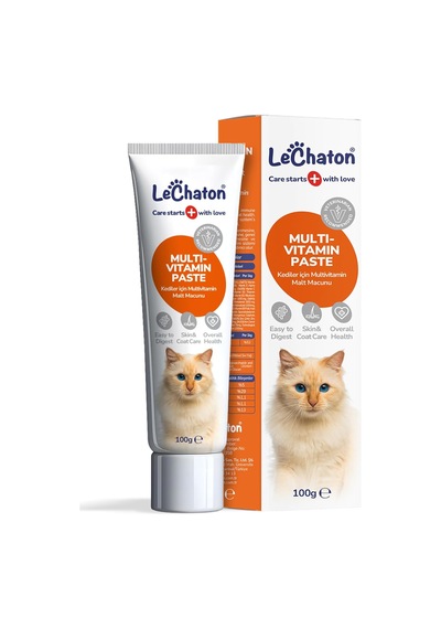 Kedi Multivitamin Malt Macunu - Taurinli Biyotin Kedi Maltı Tüy Yumak Önleyici - 100 Gr