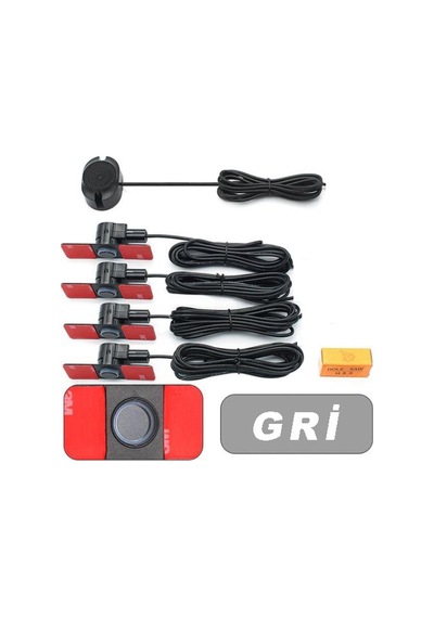 Gpr Park Sensörü Ses İkazlı Lens Görünümlü Yeni Nesil Gri