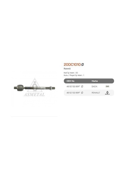 Asmetal 20dc1010 Rotmili Duster 2017 485213285r