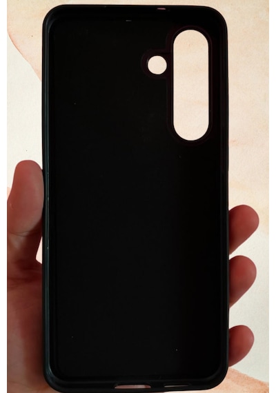 Samsung Galaxy S25 Fe Yıldız Tozu Premium Siyah Silikon Kılıf