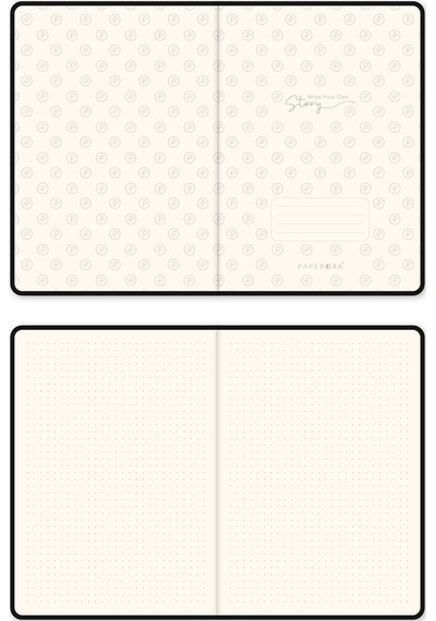 A5 Bullet Journal Noktalı Defter 140 Gr. 80 Yaprak Midnight Lacivert