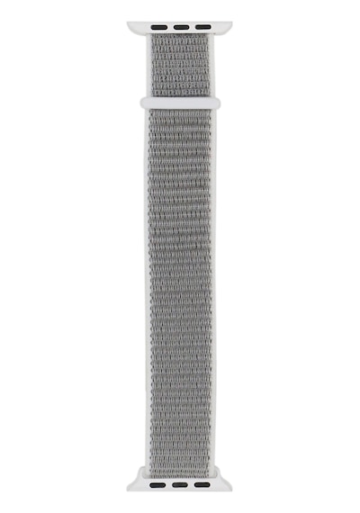 Ekılıf - Apple Uyumlu  Watch Ultra 49mm - Kordon Serisi Hasır Strap Kayış Band-03 - Seashell