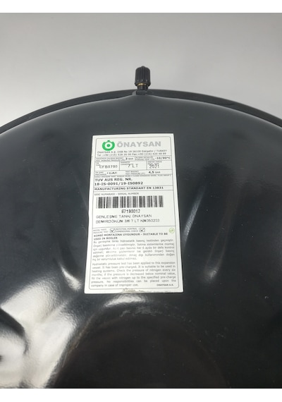 Demirdöküm Uyumlu Genleşme Tankı Yuvarlak 7Lt 3/8 Çap