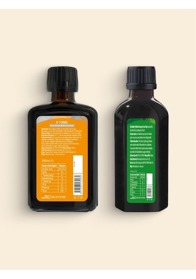 Ravla R Tonik Elma Sirkeli Bitkisel İçecek 250 ML + Spirulinalı Bitkisel İçecek 100 ML