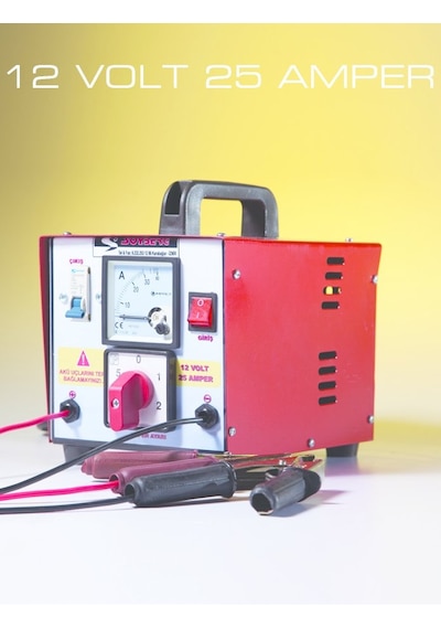 Soyberg 1 Akülük Şarj Cihazı 12 Volt 25 Amper 025