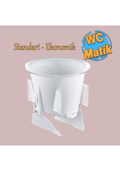 Wc Matik Koku Ve Haşere Önleyici Alaturka Tuvalet Kapağı Plastik Beyaz Renk Gider Kapak
