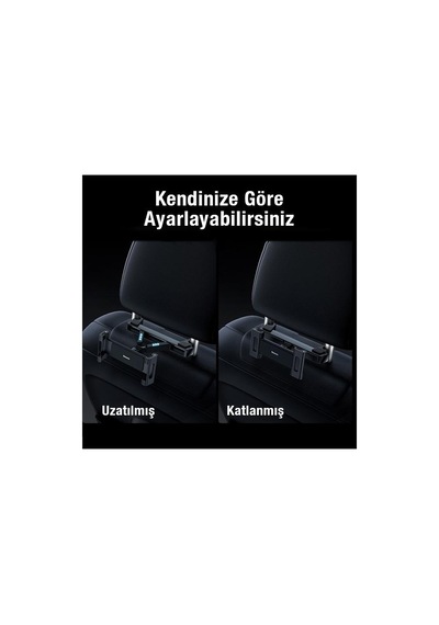İvoomi Baseus 360 Ayarlanabilen Arka Koltuk Tablet Tutucu