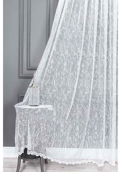 Evdepo Home Kırık Beyaz Normal Pileli Tül Perde 200 X 240 Cm Çok Renkli