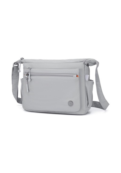 Smart Bags Mikro Poly Kumaş Postacı Kadın Çantası 3146 Gri