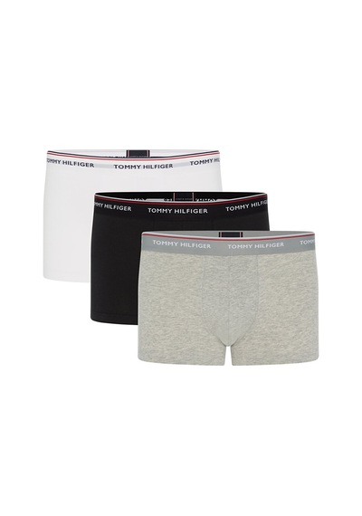 Tommy Hilfiger Tommy Hılfıger Erkek 3 Lü Boxer 1u87903841-004 Çok Renkli