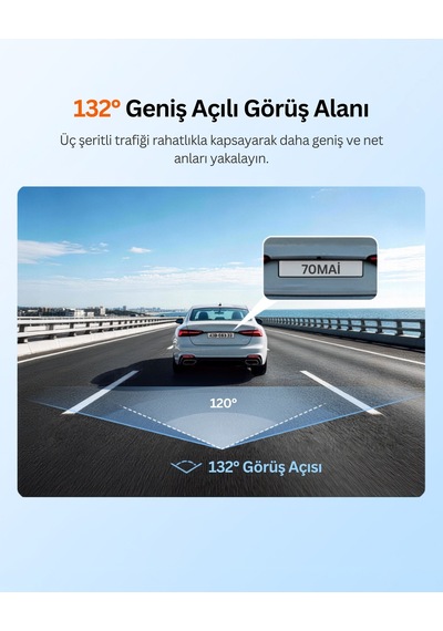 70mai Dash Cam A210 Ön Kamera
