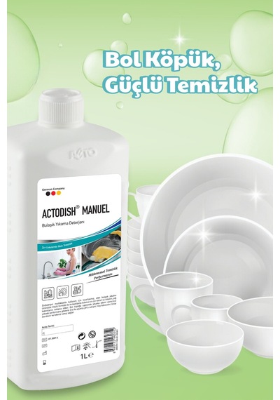 Actodish Manuel Bulaşık Deterjanı 1 L