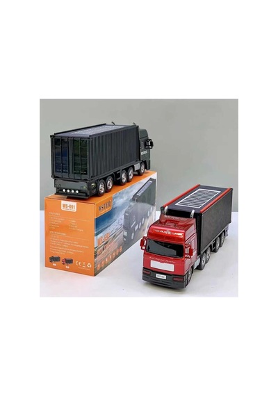 Bluetooth Hoparlör Kırmızı Renk Güneş Enerjili Kamyon Tır Araba Tasarım 10 Watt Tws Fm Radyo