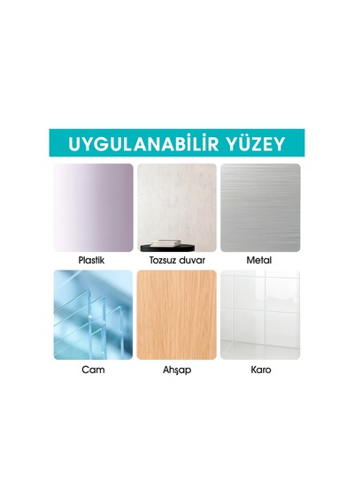 4 Lü Şeffaf Güçlü Yapışkanlı Duvar Askısı Suya Dayanıklı, İz Bırakmaz, Çok Amaçlı Kanca Plastik Be Diğer